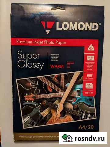 Фотобумага А4 280 гр/м2 для струйных принтеров Пермь - изображение 1