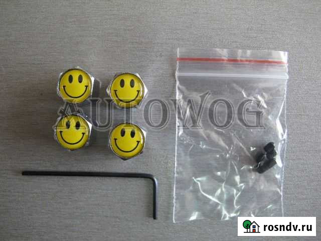 Колпачки на ниппеля Смайлик под шестигранник Владивосток - изображение 1