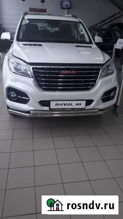 Защита переднего бампера 60/42 мм Haval H9 2018 Ахтубинск - изображение 1