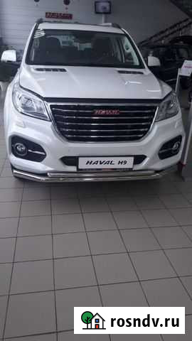 Защита переднего бампера 60/42 мм Haval H9 2018 Ахтубинск - изображение 1