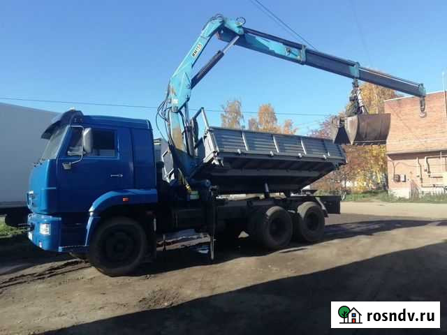 Услуги манипулятора-самосвала+грейфер Иваново - изображение 1