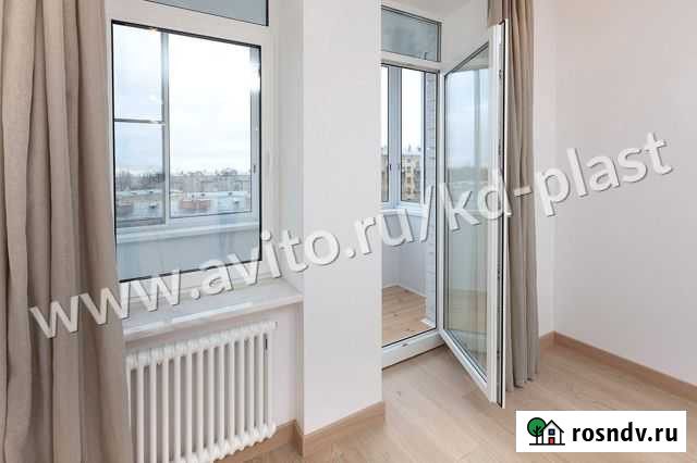 Балконная дверь пвх из профиля decco 800*2000 Калининград - изображение 1