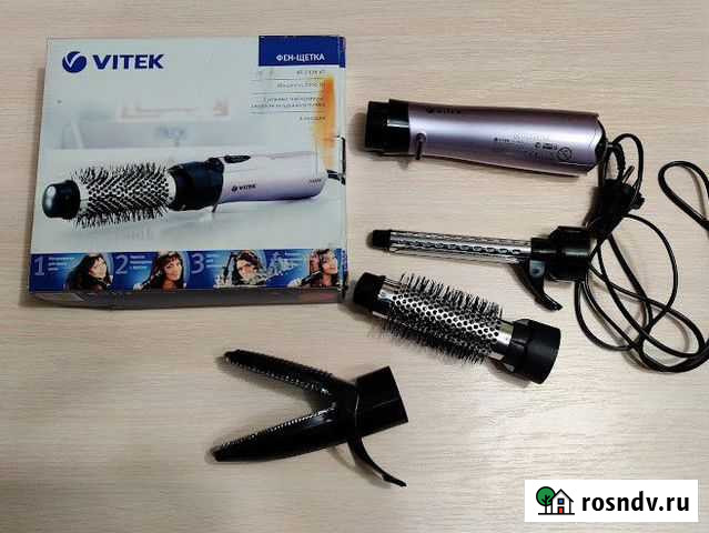 Фен Vitek +3 насадки и фен СССР Ялта - изображение 1