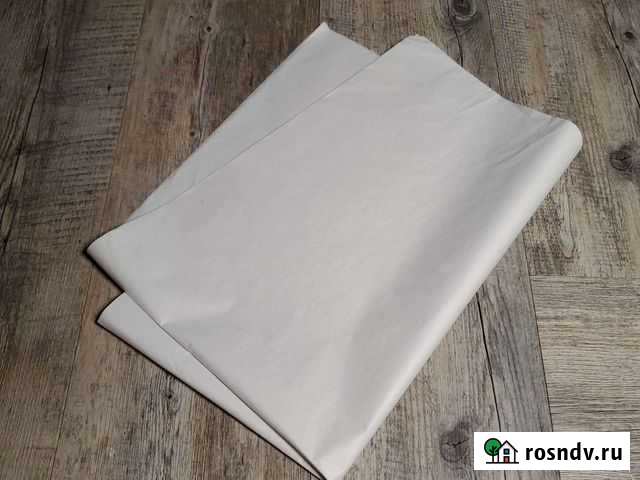 Белая упаковочная бумага тишью 50 листов Новосибирск - изображение 1