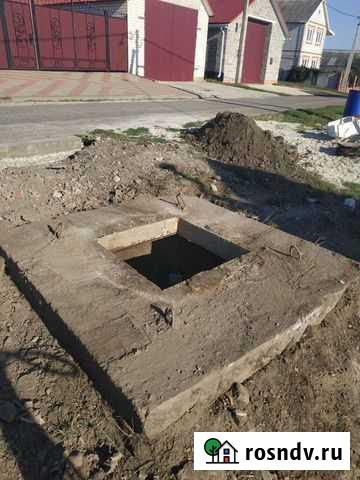 Бетонная крышка колодца Октябрьский - изображение 1