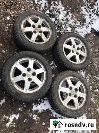 Диски r15 4x114.3 зима kumho 195.60 r15 4шт Вологда - изображение 1
