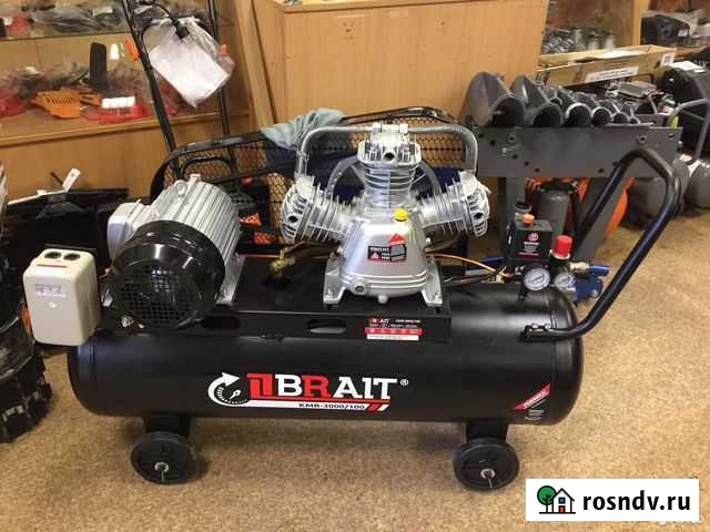 Компрессор 100л 380В 650л/мин 3квт 10 бар Шадринск - изображение 1