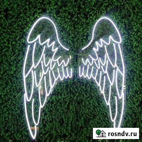 Вывеска из гибкого неона Крылья Бийск - изображение 1
