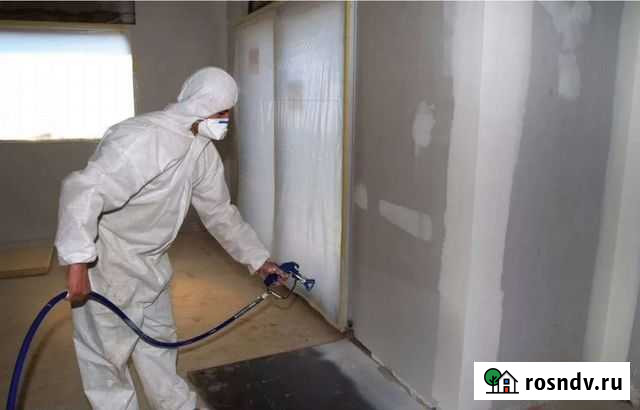 Шпаклевка стен под обои Краснодар - изображение 1