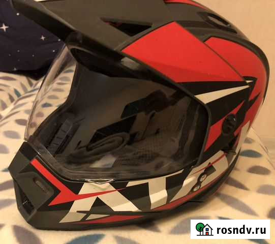 Эндуро шлем ataki и защита локтей Великий Новгород - изображение 1