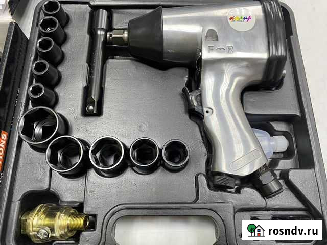 Пневмогайковерт с головками 17 предметов Старый Оскол - изображение 1