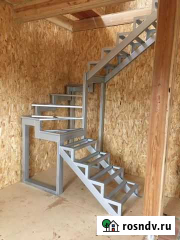 Лестница на металлокаркасе Смоленск - изображение 1
