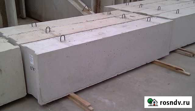 Фундаментные блоки стеновые от производителя жби-5 Искитим - изображение 1