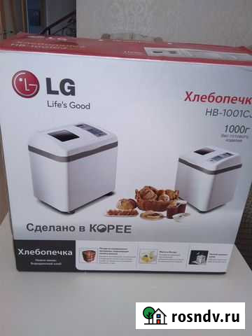 Хлебопечка новая LG HB - 1001 CJ Евпатория - изображение 1