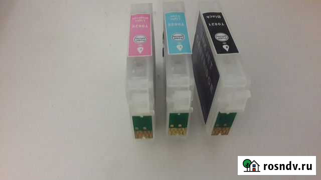 3 картриджа к принтеру Epson Stylus Photo 1400 Камышин - изображение 1