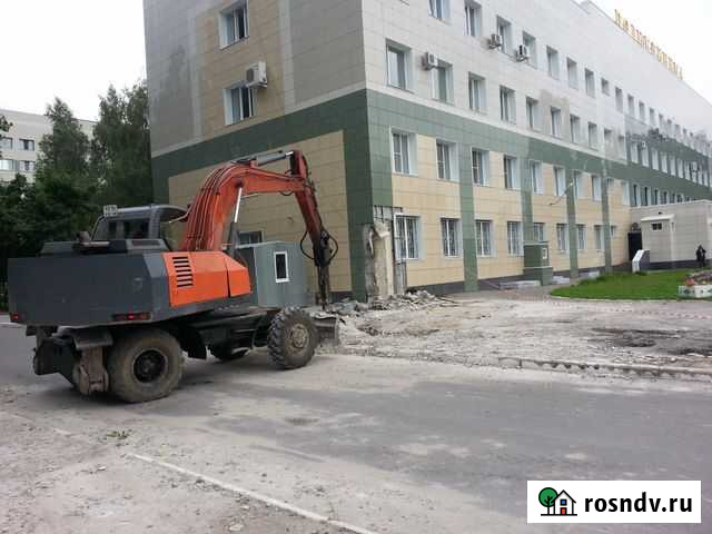 Услуги, аренда экскаватора ек-18 и гидромолота Липецк - изображение 1