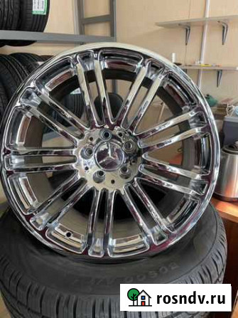Литые диски (Хром) Mercedes R19 5x112 Саратов - изображение 1