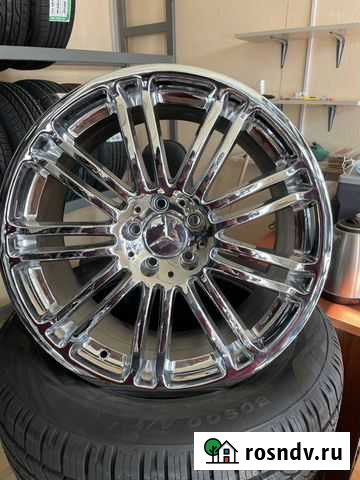 Литые диски (Хром) Mercedes R19 5x112 Саратов - изображение 1