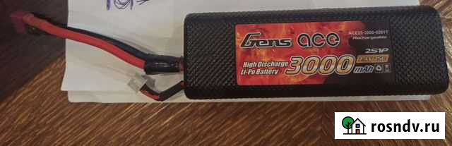 Аккумулятор 7.4 v 3000 mah Раменское - изображение 1