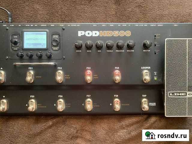 Гитарный процессор Line 6 POD hd500 Боровский - изображение 1