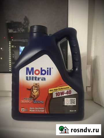 Масло моторное Мобил sae 10w40 новое Ростов-на-Дону - изображение 1