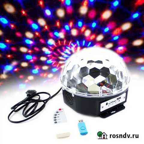 Диско шар музыкальный с грантии USB + плут Люберцы