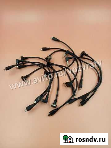 9814 штекер к микро usb 12 шт Кемерово - изображение 1