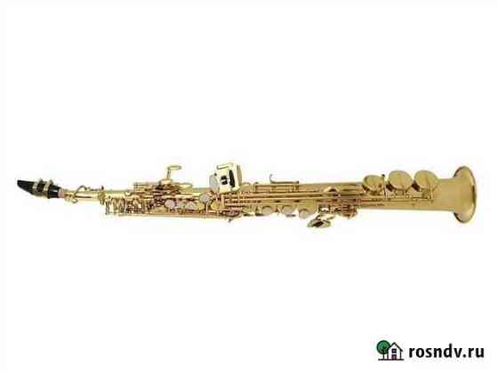 Саксофон сопрано Bb, прямой, золотой лак JP043G Санкт-Петербург