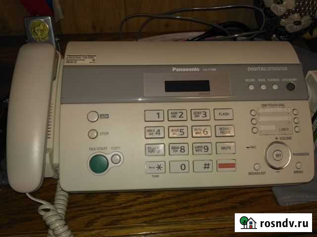 Продаю Факс Panasonic KX-FT988 Серпухов - изображение 1