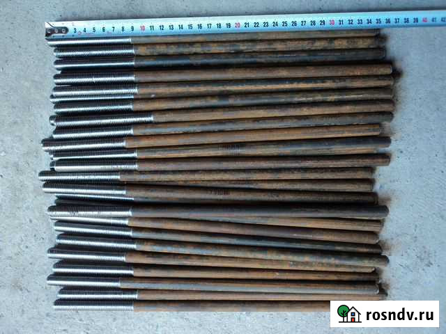 Тяга резьбовая. шпилька. М 12, L350мм Алексеевка - изображение 1