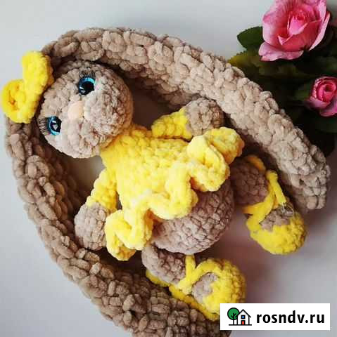 Вязаные игрушки ручной работы Москва - изображение 1