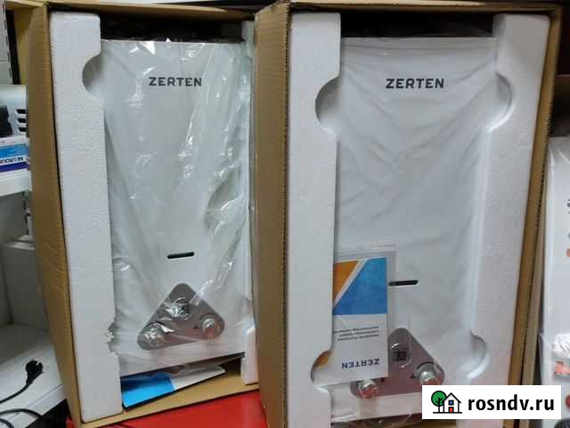 Газовый водонагреватель «Zerten» 10 л Саратов - изображение 1