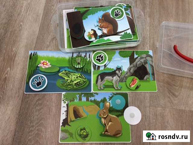 Игра липучки.Лесные животные Усинск - изображение 1