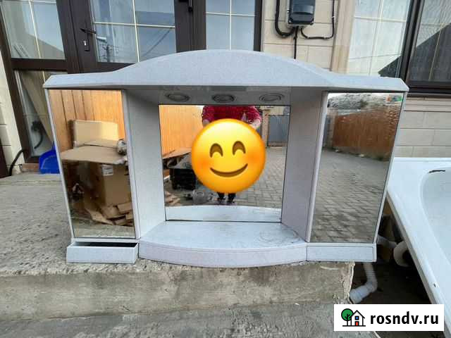 Зеркало в ванную с полкой Яблоновский - изображение 1