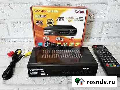 Цифровой тюнер-Эфирная приставка yasin Рязань - изображение 1