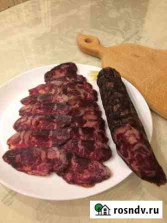 Конская Колбаса, вяленое мясо, копченое мясо Краснослободск