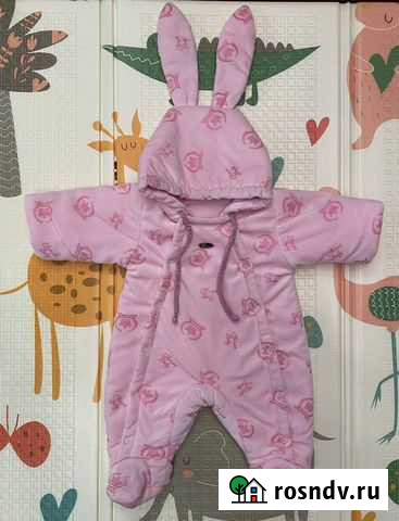 Комбинезон демисезонный 62 отличное состояние Новосибирск - изображение 1