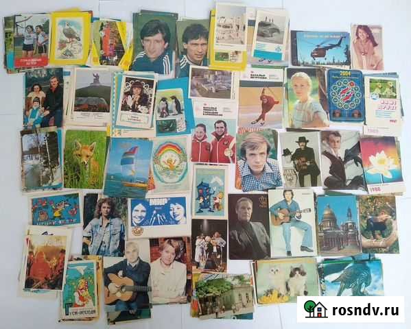 Календари 1980-2000ых годов 1500шт Ишимбай - изображение 1