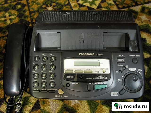 Факс Panasonic KX-FT68RU Автоответчик Прямицыно - изображение 1