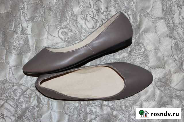 Балетки натуральная кожа новые Нижний Новгород - изображение 1