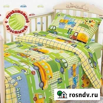 Кпб с простыней на резинке детское Ижевск - изображение 1