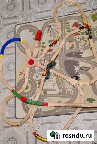 Игрушка деревянная железная дорога Brio, IKEA,Ei Брянск - изображение 1