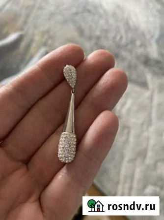 Swarovski серьгa одна Коммунарка - изображение 1