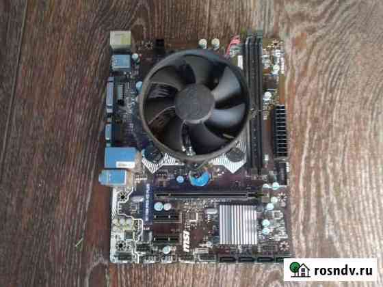Материнская плата lga 1151, Intel i3 6100 Черемхово