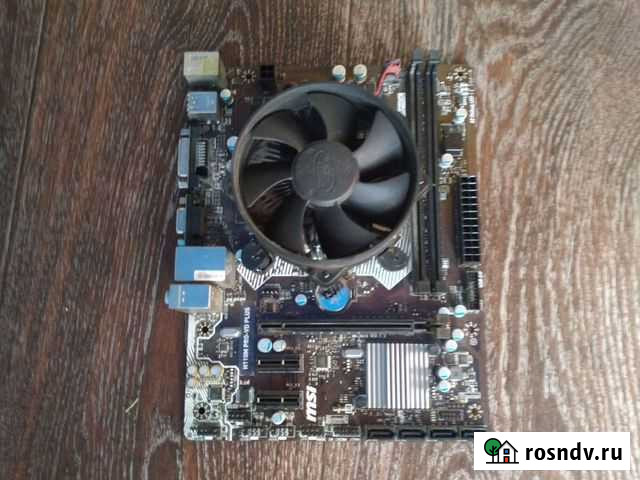 Материнская плата lga 1151, Intel i3 6100 Черемхово - изображение 1