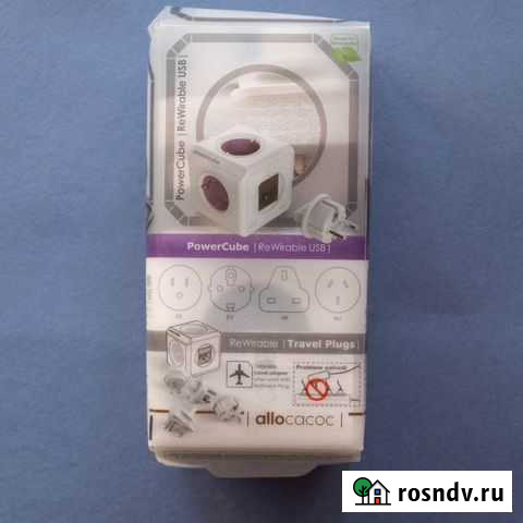 Адаптер, тройник allocacoc PowerCube Rewirable USB Симферополь - изображение 1