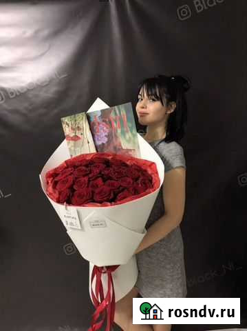 Цветы розы букет бесплатна доставка Краснодар - изображение 1