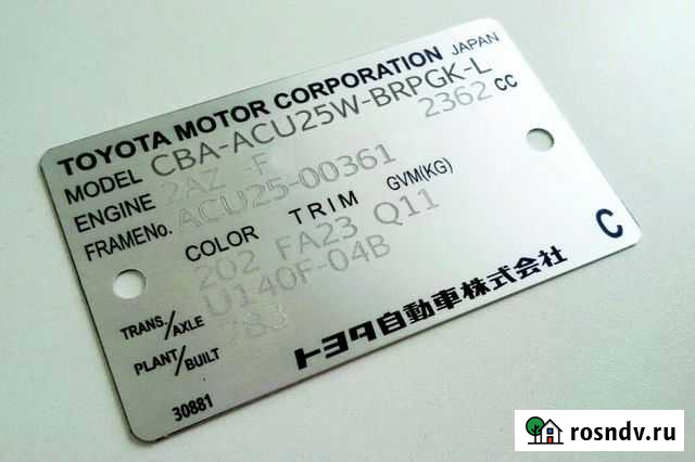 Изготовление шильдиков, доставим бесплатно Сыктывкар - изображение 1