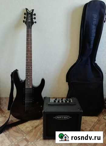 Электрогитара Dean + комбик Artec + аксессуары Мурино - изображение 1