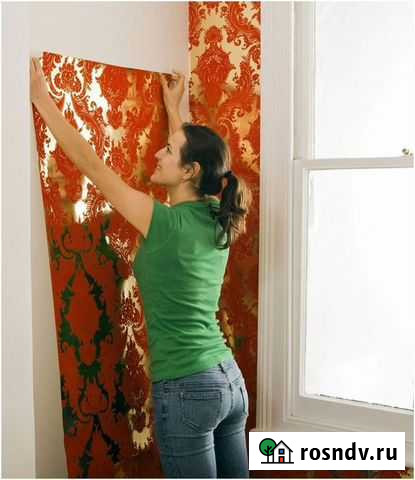 Поклейка обоев. Шпаклевка под обои Краснодар - изображение 1